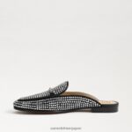 jp Sam Edelman 女性 リニーグリッツのビットローファーミュール 黒いスエード 4NFV0P780 履物 - Image 4