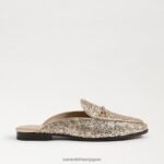 jp Sam Edelman 女性 リニービットラバ アンバーゴールド 4NFV0P82 履物 - Image 2