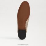 jp Sam Edelman 女性 リニービットラバ アンバーゴールド 4NFV0P82 履物 - Image 6