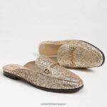 jp Sam Edelman 女性 リニービットラバ アンバーゴールド 4NFV0P82 履物 - Image 7