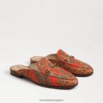jp Sam Edelman 女性 リニービットラバ オレンジ色のポピー 4NFV0P77 履物