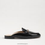 jp Sam Edelman 女性 リニービットラバ ブラックパテント 4NFV0P84 履物 - Image 2