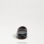 jp Sam Edelman 女性 リニービットラバ ブラックパテント 4NFV0P84 履物 - Image 3