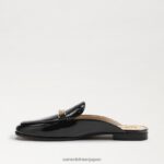 jp Sam Edelman 女性 リニービットラバ ブラックパテント 4NFV0P84 履物 - Image 4