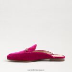 jp Sam Edelman 女性 リニービットラバ ラズベリーベルベット 4NFV0P74 履物 - Image 4