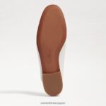 jp Sam Edelman 女性 リニービットラバ 明るい白い革 4NFV0P80 履物 - Image 6