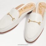 jp Sam Edelman 女性 リニービットラバ 明るい白い革 4NFV0P80 履物 - Image 7