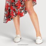 jp Sam Edelman 女性 リニービットラバ 明るい白い革 4NFV0P80 履物 - Image 8