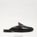 jp Sam Edelman 女性 リニービットラバ 黒い革 4NFV0P79 履物 - Image 2