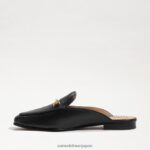 jp Sam Edelman 女性 リニービットラバ 黒い革 4NFV0P79 履物 - Image 4