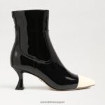 jp Sam Edelman 女性 リビアブーツ ブラック/モダンアイボリー 4NFV0P848 履物 - Image 2