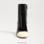jp Sam Edelman 女性 リビアブーツ ブラック/モダンアイボリー 4NFV0P848 履物 - Image 3