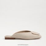 jp Sam Edelman 女性 リンバックルミュール ナチュラルリネン 4NFV0P655 履物 - Image 2