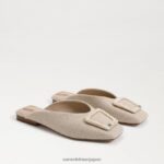 jp Sam Edelman 女性 リンバックルミュール ナチュラルリネン 4NFV0P655 履物