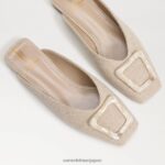 jp Sam Edelman 女性 リンバックルミュール ナチュラルリネン 4NFV0P655 履物 - Image 7