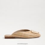 jp Sam Edelman 女性 リンバックルミュール 自然 4NFV0P654 履物 - Image 2