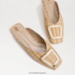 jp Sam Edelman 女性 リンバックルミュール 自然 4NFV0P654 履物 - Image 7