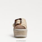 jp Sam Edelman 女性 リヴィ エスパドリーユ ウェッジ サンダル 夏の砂 4NFV0P341 履物 - Image 3