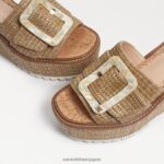 jp Sam Edelman 女性 リヴィ エスパドリーユ ウェッジ サンダル ダークナチュラル 4NFV0P339 履物 - Image 7