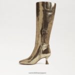 jp Sam Edelman 女性 リーニーハイブーツ 金鉱 4NFV0P822 履物 - Image 4