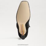 jp Sam Edelman 女性 リーニーハイブーツ 黒いスエード 4NFV0P825 履物 - Image 6