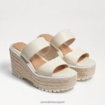jp Sam Edelman 女性 ルカウェッジサンダル モダンなアイボリー 4NFV0P757 履物