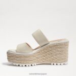 jp Sam Edelman 女性 ルカウェッジサンダル モダンなアイボリー 4NFV0P757 履物 - Image 4
