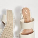 jp Sam Edelman 女性 ルカウェッジサンダル モダンなアイボリー 4NFV0P757 履物 - Image 7