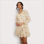 jp Sam Edelman 女性 レイニーミニドレス 黄色の花 4NFV0P1181 衣服 - Image 3