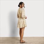 jp Sam Edelman 女性 レイニーミニドレス 黄色の花 4NFV0P1181 衣服 - Image 4