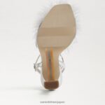 jp Sam Edelman 女性 レオンフェザーヒール 銀 4NFV0P850 履物 - Image 6