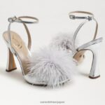 jp Sam Edelman 女性 レオンフェザーヒール 銀 4NFV0P850 履物 - Image 7