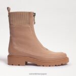 jp Sam Edelman 女性 レオーネ ラグソール チェルシー ブーツ セサミスエード 4NFV0P871 履物 - Image 2