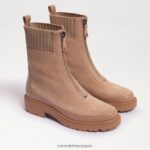 jp Sam Edelman 女性 レオーネ ラグソール チェルシー ブーツ セサミスエード 4NFV0P871 履物