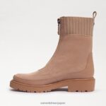 jp Sam Edelman 女性 レオーネ ラグソール チェルシー ブーツ セサミスエード 4NFV0P871 履物 - Image 4