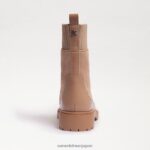 jp Sam Edelman 女性 レオーネ ラグソール チェルシー ブーツ セサミスエード 4NFV0P871 履物 - Image 5