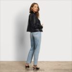 jp Sam Edelman 女性 レザーモトジャケット 黒 4NFV0P1179 衣服 - Image 4