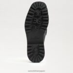 jp Sam Edelman 女性 レノンラグソールミュール 黒い革 4NFV0P465 履物 - Image 6