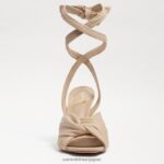 jp Sam Edelman 女性 レノーラ ストラップヒールサンダル 夏の砂の革 4NFV0P867 履物 - Image 3