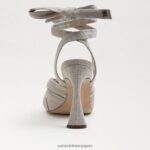 jp Sam Edelman 女性 レノーラ ストラップヒールサンダル ナチュラルリネン 4NFV0P865 履物 - Image 5
