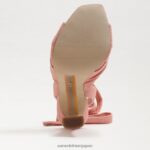 jp Sam Edelman 女性 レノーラ ストラップヒールサンダル キャニオンクレイリネン 4NFV0P866 履物 - Image 6