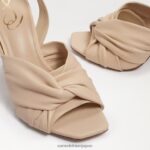 jp Sam Edelman 女性 レノーラ ストラップヒールサンダル 夏の砂の革 4NFV0P867 履物 - Image 7