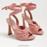 jp Sam Edelman 女性 レノーラ ストラップヒールサンダル キャニオンクレイリネン 4NFV0P866 履物