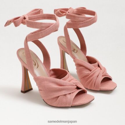 jp Sam Edelman 女性 レノーラ ストラップヒールサンダル キャニオンクレイリネン 4NFV0P866 履物