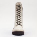jp Sam Edelman 女性 レンリー コンバットブーツ モダンなアイボリーレザー 4NFV0P869 履物 - Image 3
