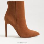 jp Sam Edelman 女性 レンリー ブーティ ヒール フロンティアブラウンスエード 4NFV0P832 履物 - Image 2