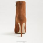 jp Sam Edelman 女性 レンリー ブーティ ヒール フロンティアブラウンスエード 4NFV0P832 履物 - Image 5