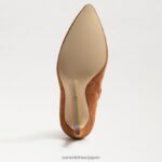 jp Sam Edelman 女性 レンリー ブーティ ヒール フロンティアブラウンスエード 4NFV0P832 履物 - Image 6