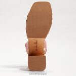 jp Sam Edelman 女性 ロザリンド プラットフォームヒールサンダル テラローズワニ 4NFV0P801 履物 - Image 6