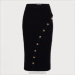 jp Sam Edelman 女性 ロザリースカート 黒 4NFV0P1256 衣服 - Image 5